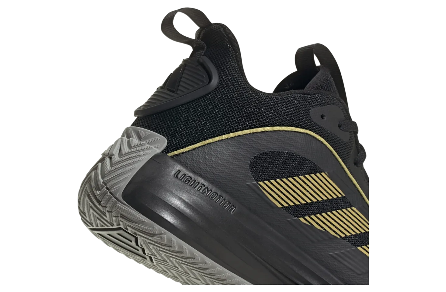 .ADIDAS Own The Game 3.0 Core Black / Gold Metallic - (IF4566) - OG3- R1L3 Old Adidas Basketball Shoes