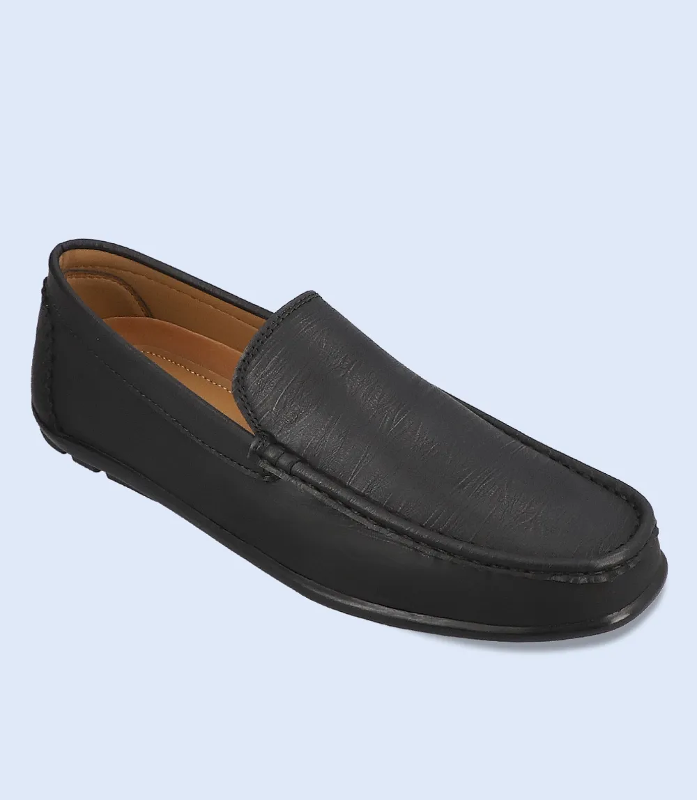 Slip On Flame BM6710-BLACK-Men Slip On