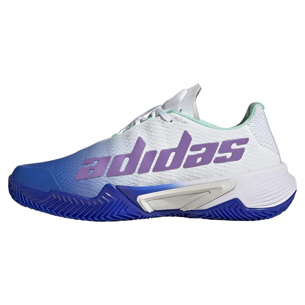 Bellingham Shoes Adidas adidas Women`s Barricade Clay Tennis Shoes Lucid Blue and Violet Fusion