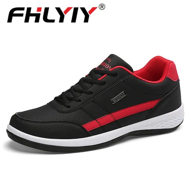 Fashion Men Sneakers for Men Casual Shoes Breathable Lace up Mens Casual Shoes Spring 2019 Leather Shoes Men chaussure homme Summer Casual Shoes