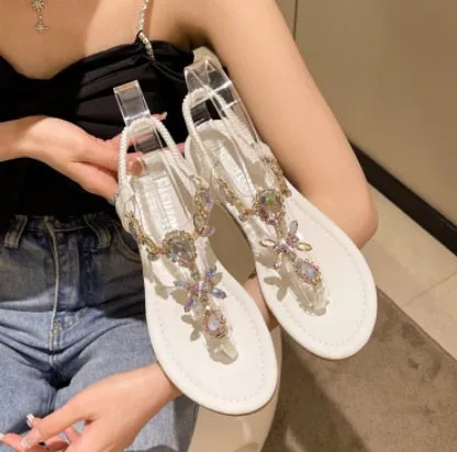 Fashion Women Sandals for 2023 Luxury Shoes Women Designers Beach Sandals Platform Ladies Shoes Light Breathable Roman Shoes Sandals With Thong