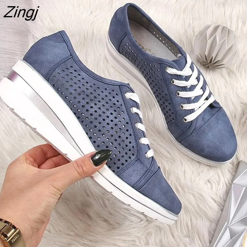 kamames Adisputent Summer Women Flats Shoes Female Hollow Breathable Mesh Casual Shoes for Ladies slip on flats Loafers shoes Beach Silk Flat Shoes