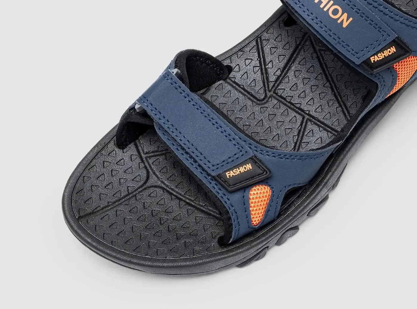 FitVille Men's Casual Beach Sandals Close Toe Sandals