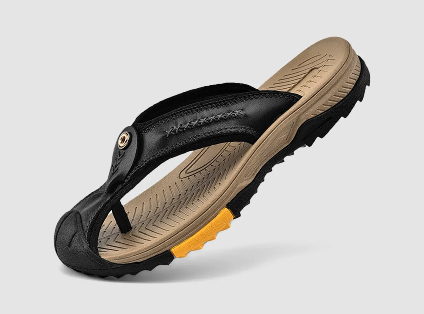 Sandals Ancient Greek FitVille Men's GuardToe Flip Flops