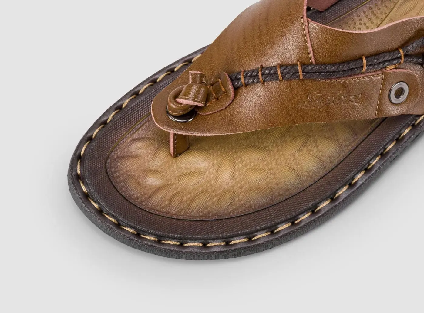 Sandals FitVille Men's SandDunes Flip Flops V3