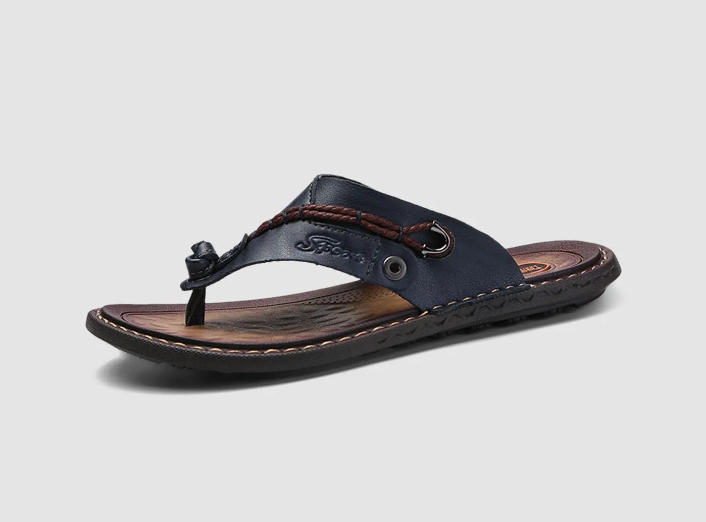 Canvas Sandals FitVille Men's SandDunes Flip Flops V3