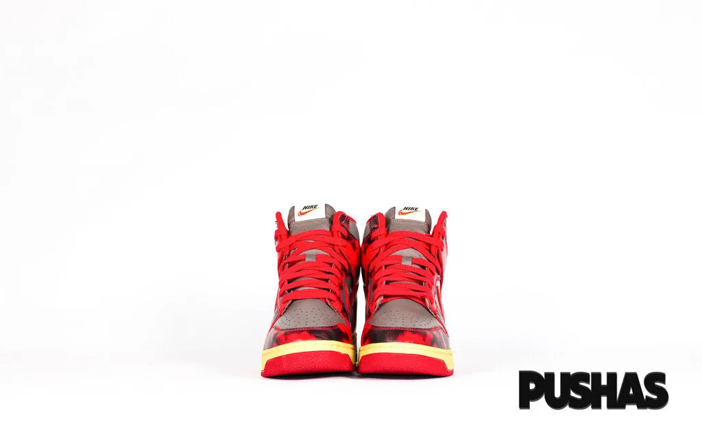 Dunk High 1985 'Red Acid Wash' Asics Climbing Shoes