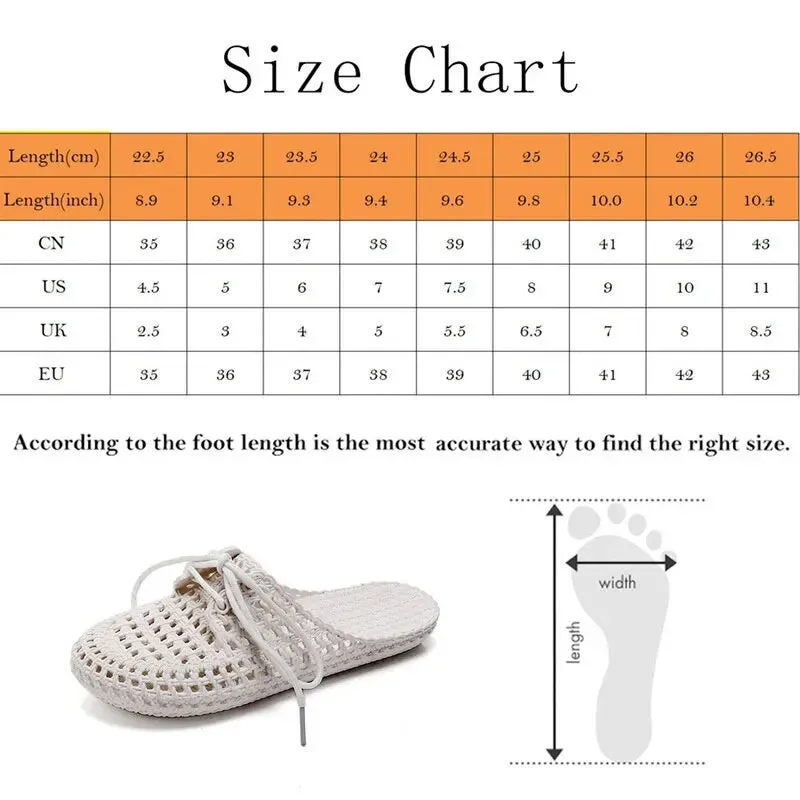 Designer Flat Sandals Flip-flops Summer Shoes Women Sandals Fashion Hollow Out Breathable Beach Shoes Lace-up Ladies Slippers Sandals