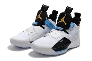Nike Air Jordan 33 White Black Blue Men Shoes Sale Size US 7,8,8.5,9.5,10,11,12 Customize Your Own Asics Shoes