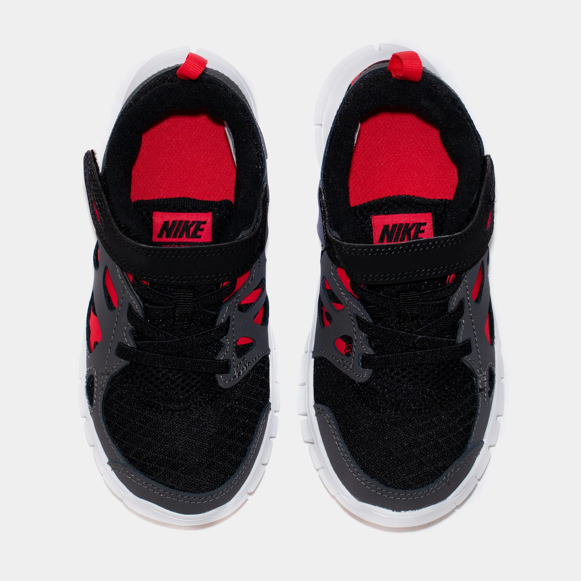 Asics Supportive Running Shoes Free Run 2 Preschool Running Shoes (Black/Red)