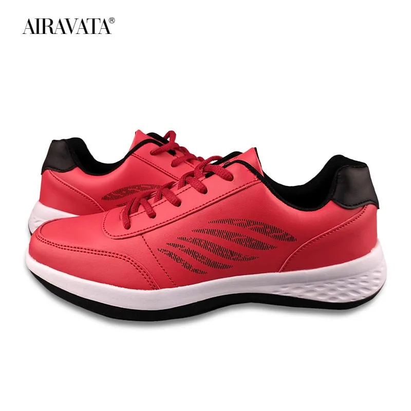 Escalade Step Leather Casual Shoes Men's Sports Casual Sneakers Leather Shoes Waterproof  Outdoor Comfortable Flat Walking Shoe Man Athletic