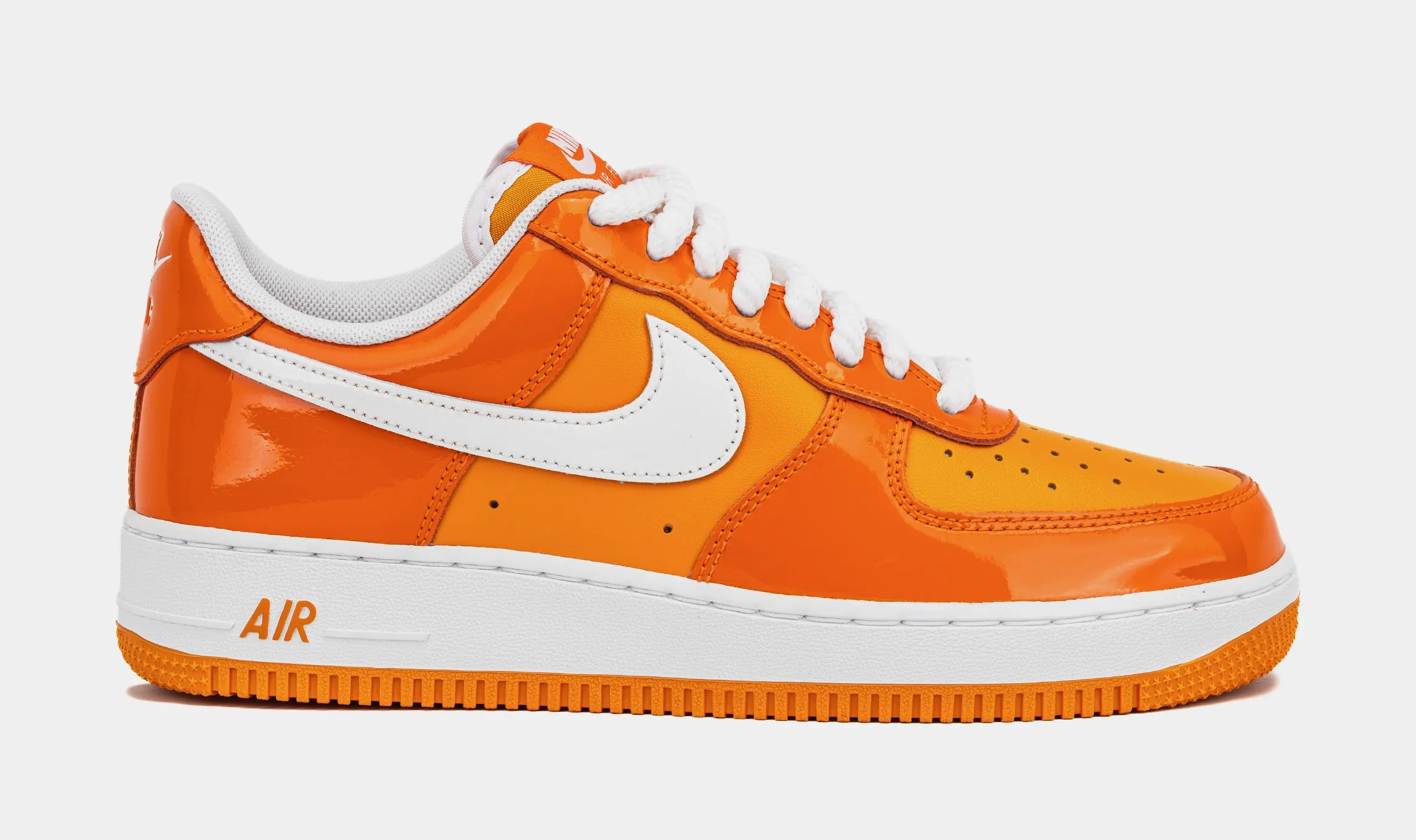 Air Force 1 '07 LV8 Mens Basketball Shoes (Orange/White) Most Stylish Asics Shoes