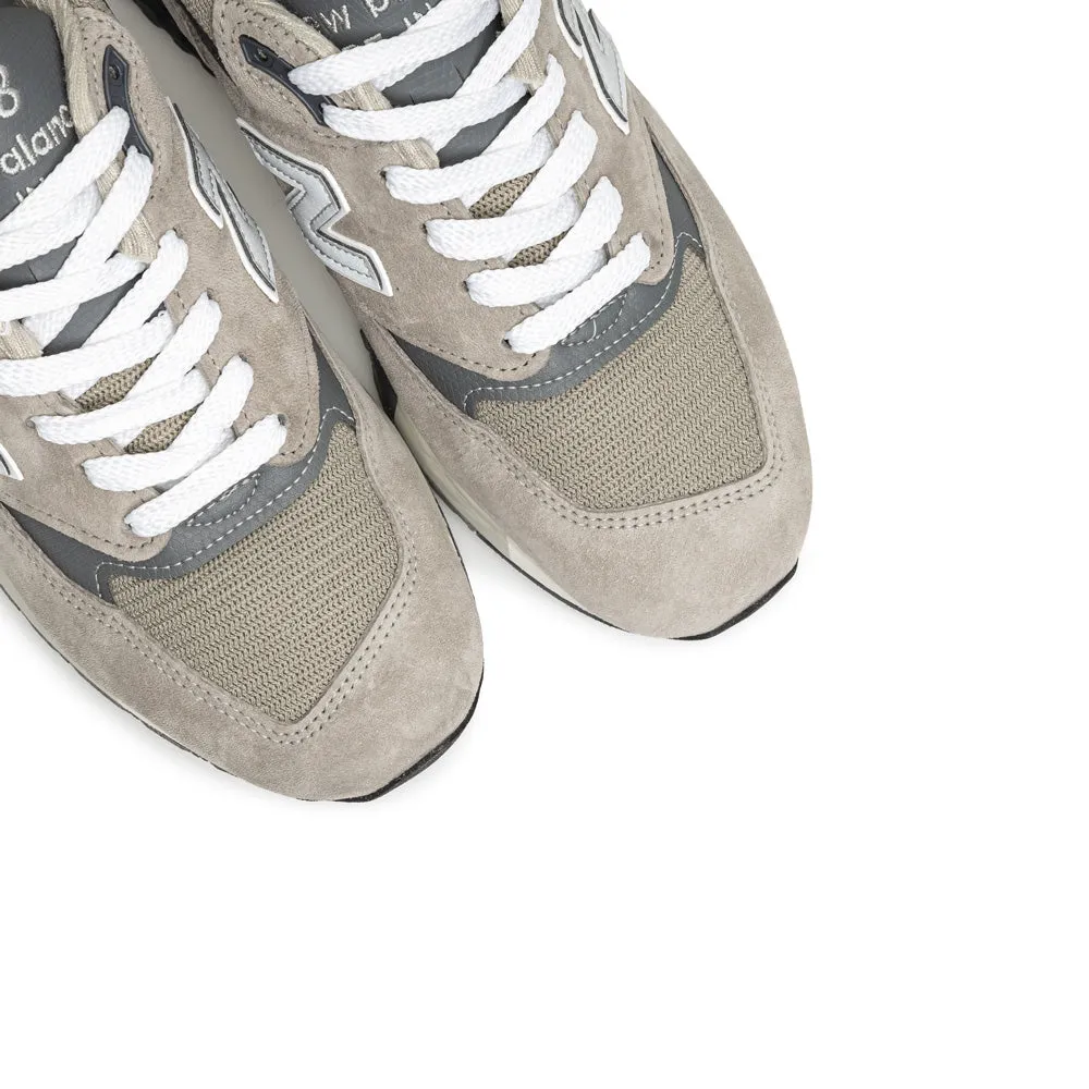 998 Made In USA Core | Grey Silver New Balance Slides