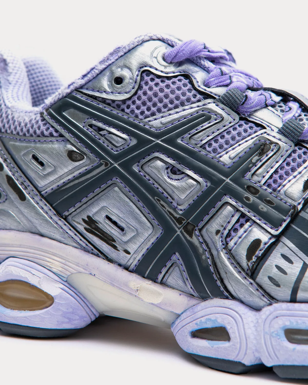 Asics Metaspeed Sky Shoes GEL-Nimbus 9 Bandana Purple / Silver Low Top Sneakers