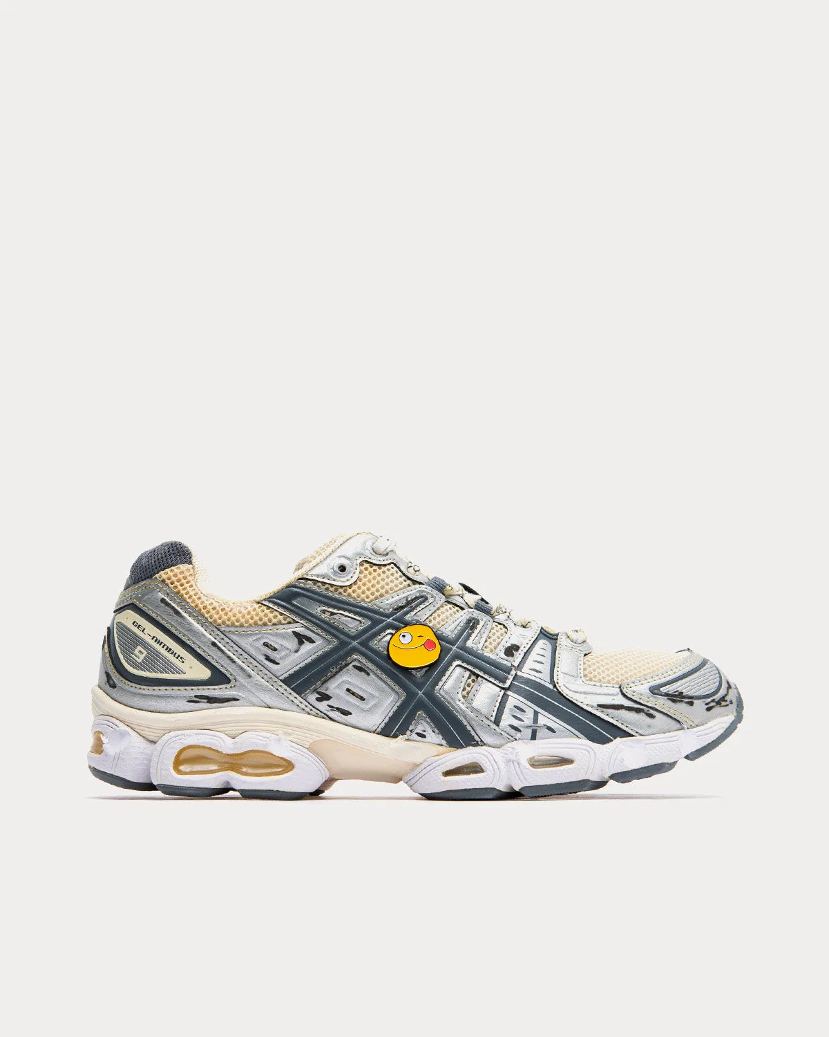 GEL-Nimbus 9 Bandana Yellow / Silver Low Top Sneakers Asics 2013 Running Shoes