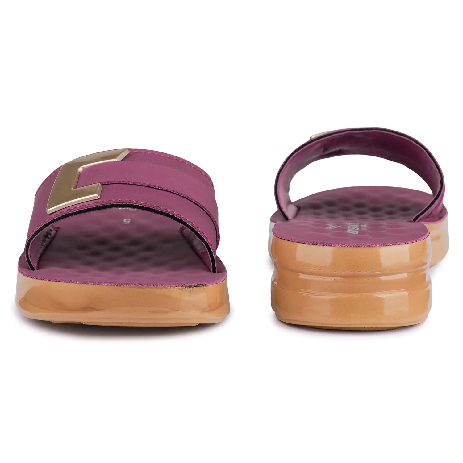 Wool House Slippers Bersache Extra Soft Classic Casual with  Regular wear with Ultra Soft & Flexibility Technology Flip Flop For Women's/Girl's-(6156-Pink)