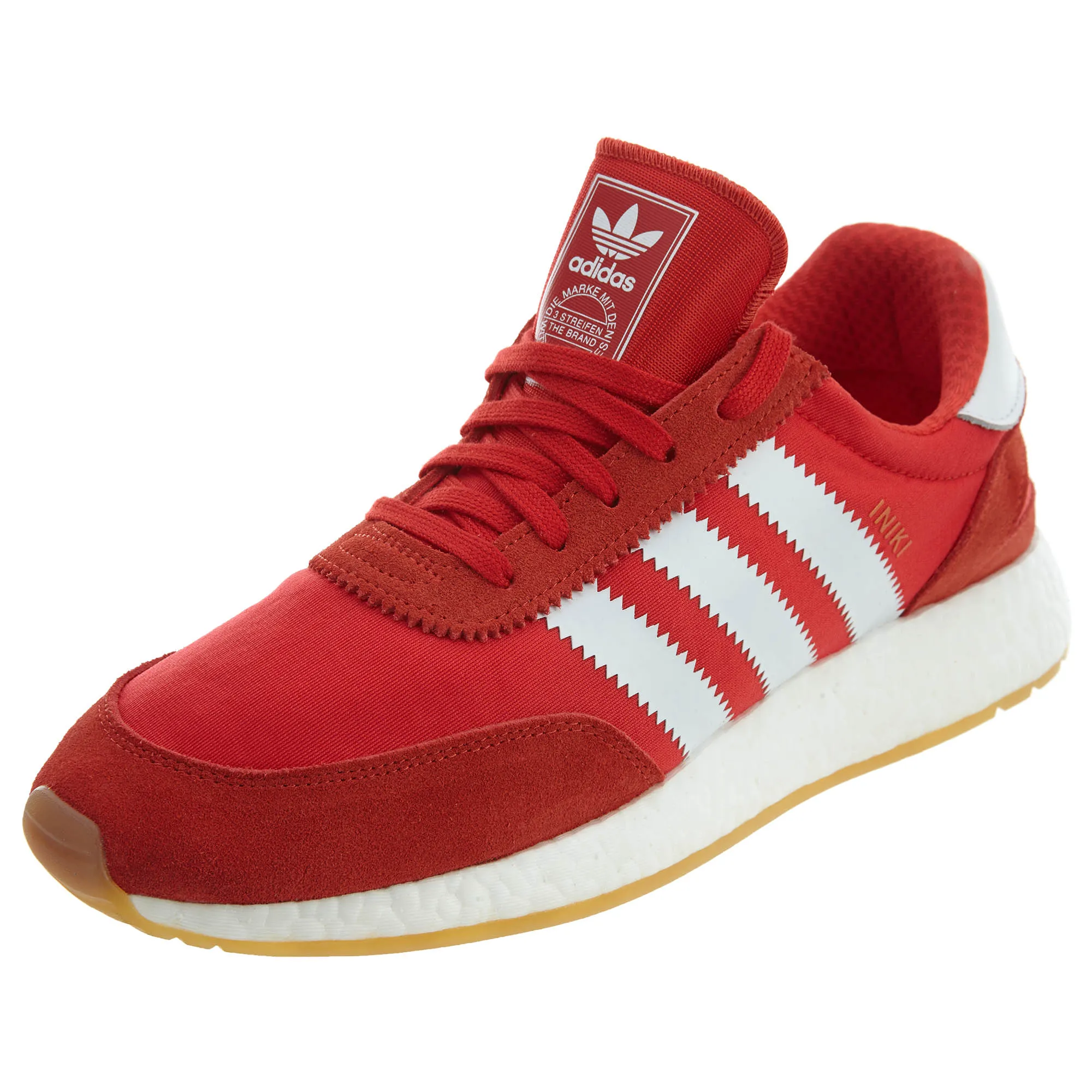 Adidas Collaborations Shoes Iniki Runner Adidas red/running white shoes Mens Style :BY9728