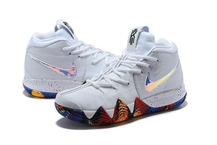 Nike Kyrie 4 "NCAA TOURNAMENT" White Men Basketball Shoes Sale Size US 7-12 Best Asic Shoes For Supination