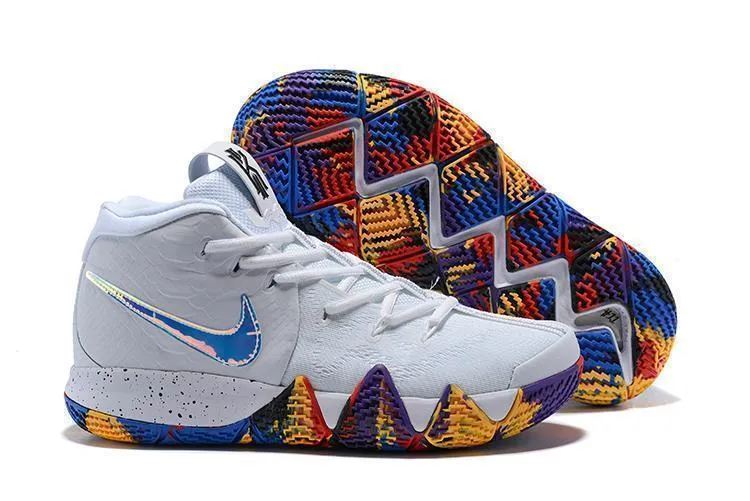Nike Kyrie 4 "NCAA TOURNAMENT" White Men Basketball Shoes Sale Size US 7-12 Best Asics Marathon Racing Shoe