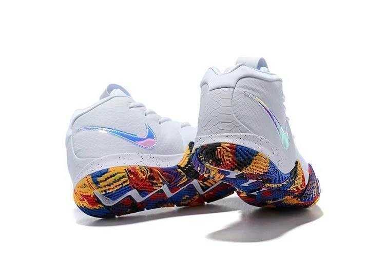 Nike Kyrie 4 "NCAA TOURNAMENT" White Men Basketball Shoes Sale Size US 7-12 Asics Gel Ace Pro Golf Shoes