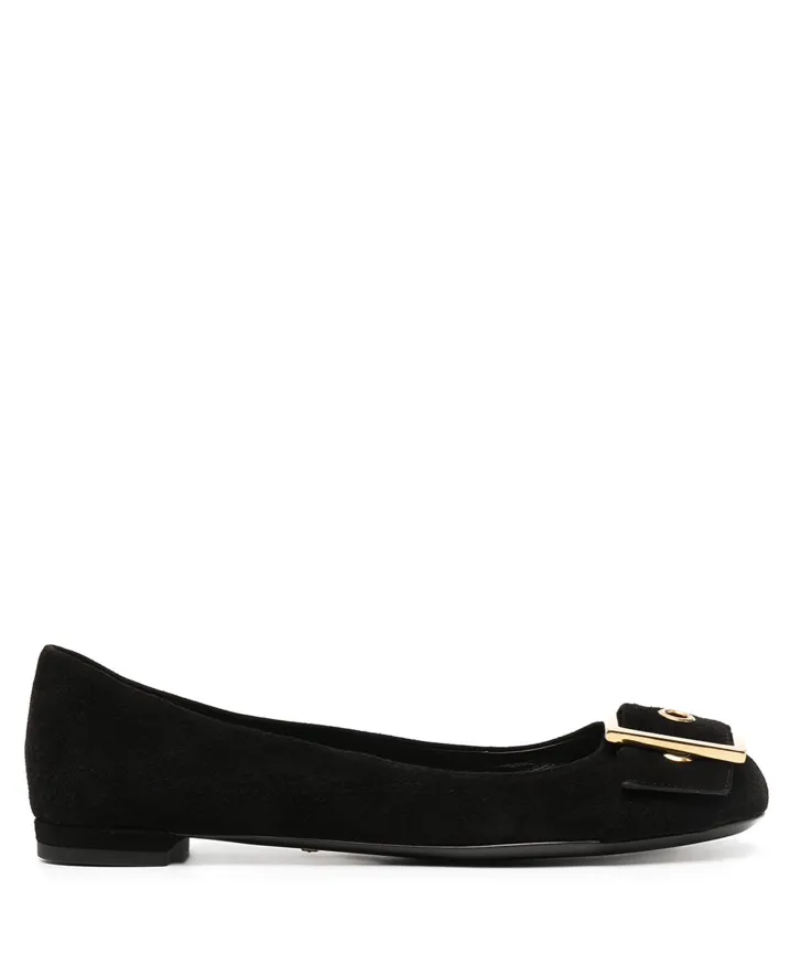 Light In The Loafers Origin Gucci buckle ballet flats