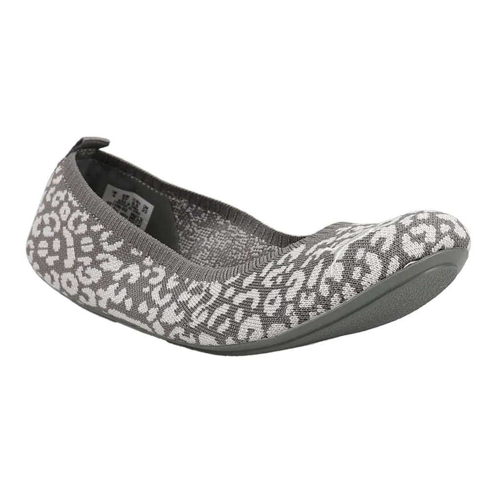 Iliana Ballerina Leopard Ballet Flats Best Running Shoe Asics