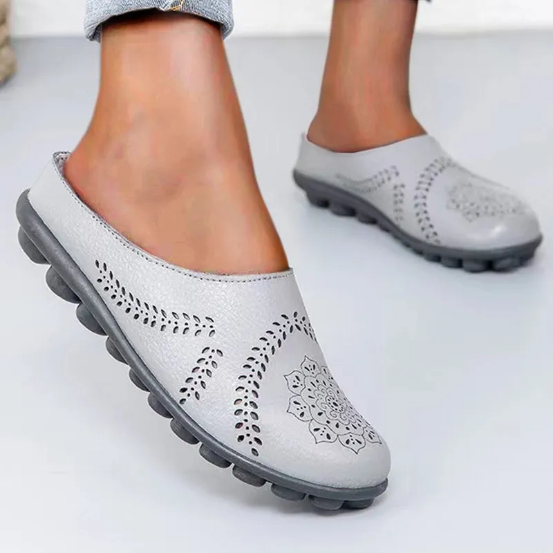 Casual All-Match Hollow Slippers Sandals Sparkle