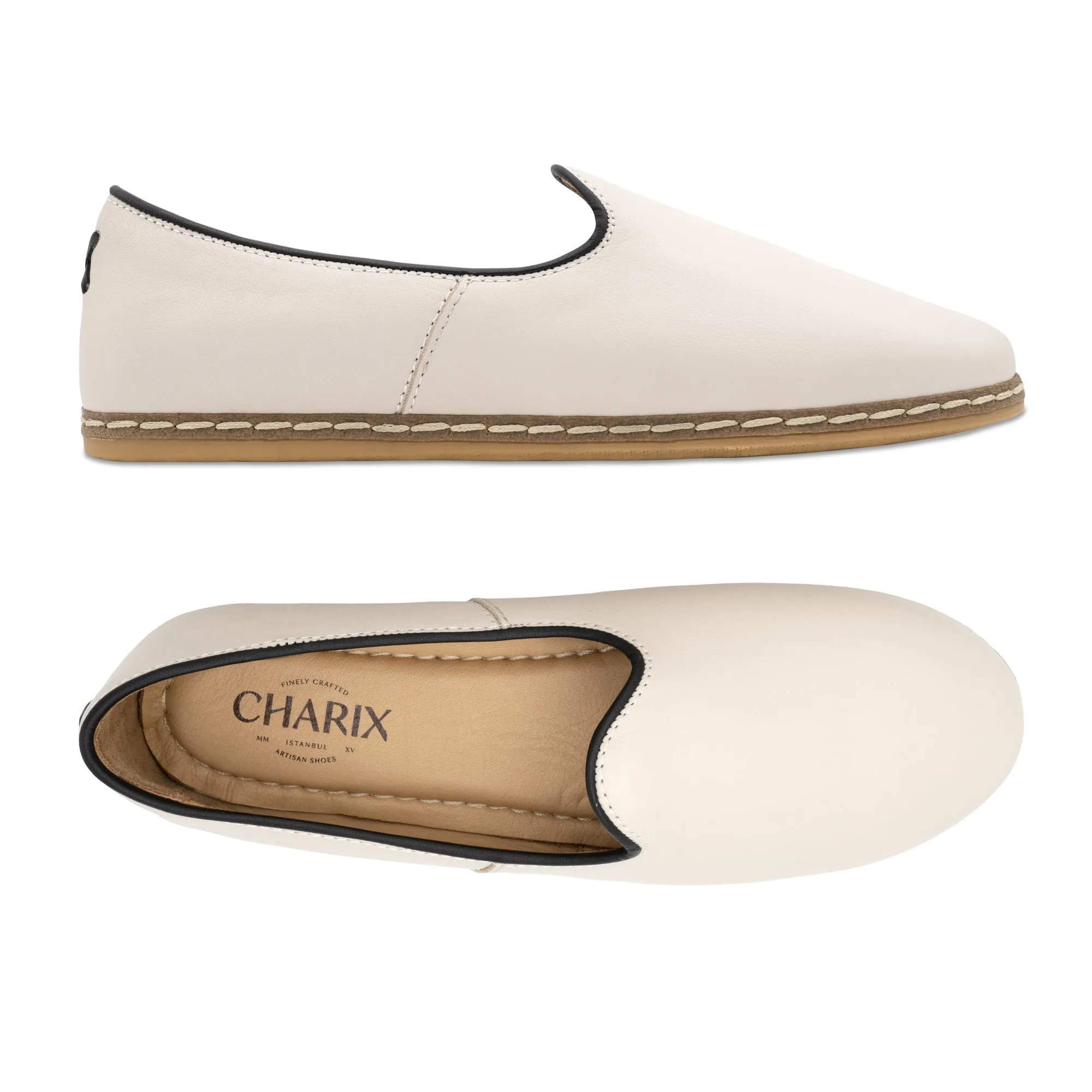 Cream Slip Ons for Men Running Slip On Shoes