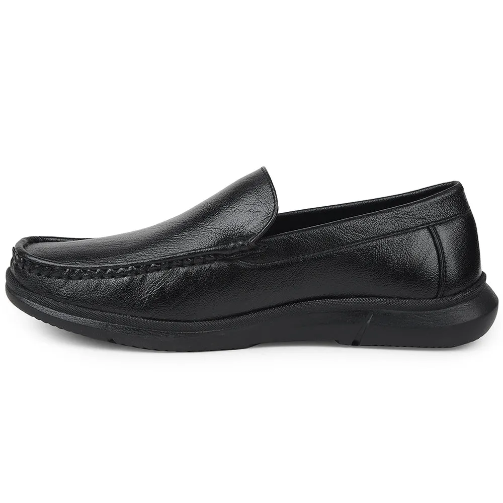 Healers Black Formal Loafers For Mens VSL-3 By Liberty Banana Republic Penny Loafers