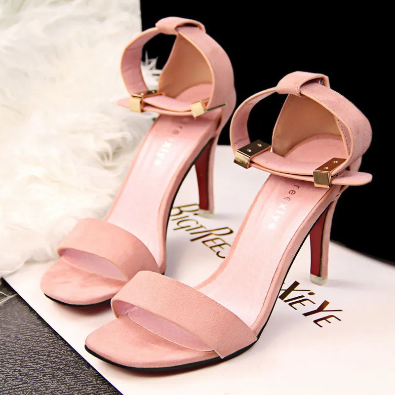 Stretchers Sandals Fashion Pointed open Toe Platform Sexy High Heels Shoes Women Shoes Ladies Stiletto Sandals Mujer Summer Shoes 8cm Heel