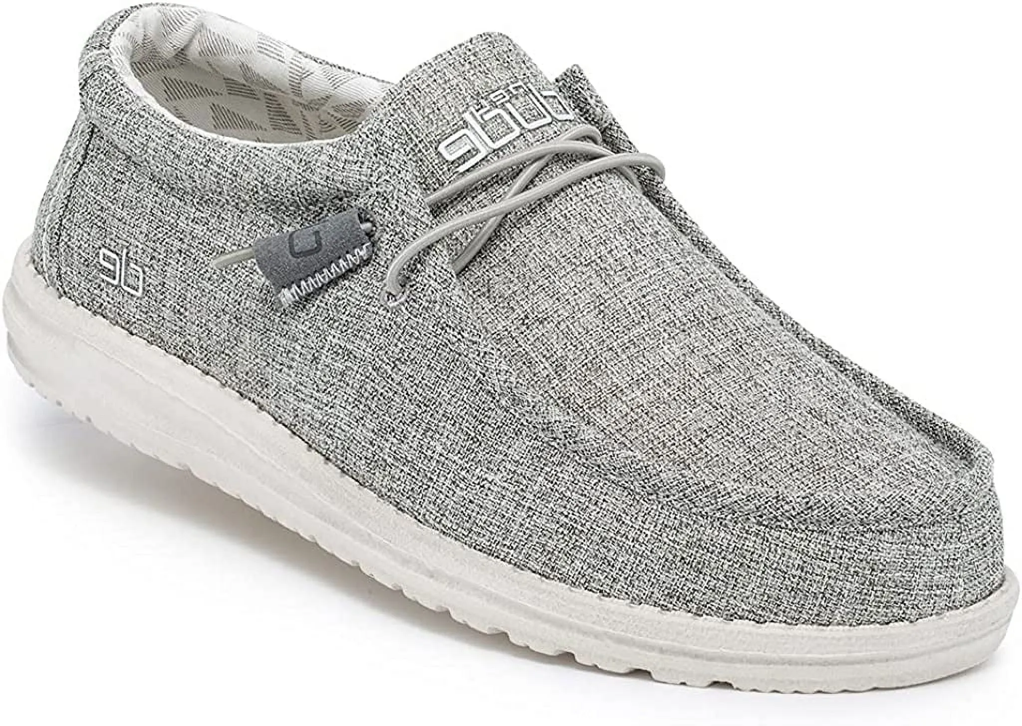 Hey Dude Mens Wally Blend Linen 4005-1HS Prom Shoes Loafers