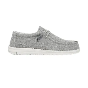 Dune London Loafers Hey Dude Mens Wally Blend Linen 4005-1HS