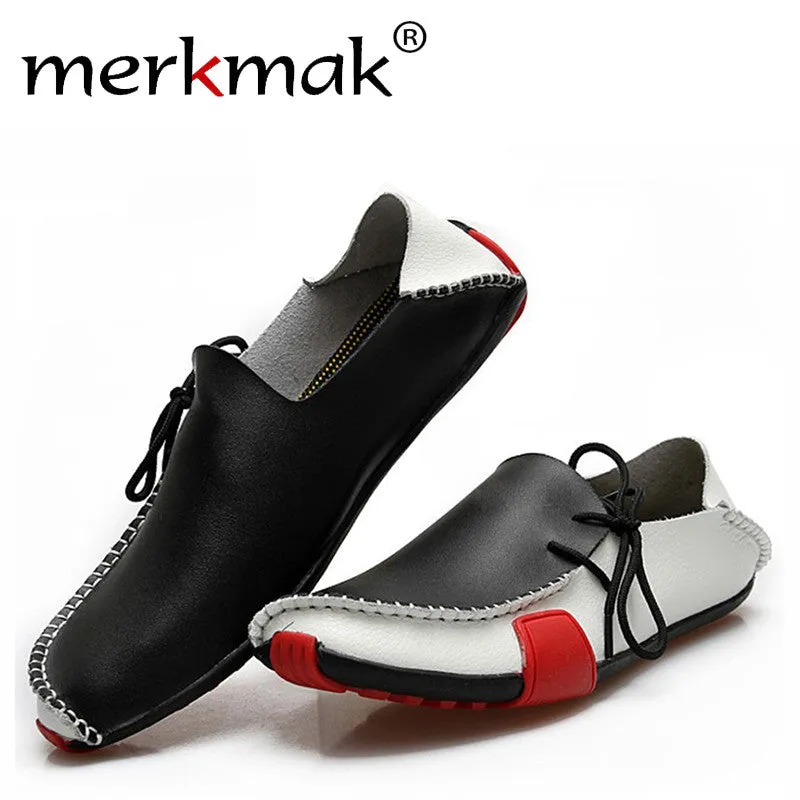 Faux Leather Casual Shoes High Quality Men's Shoes Fashion Leather Gommino Comfortable Loafer Driver's Boat Casual Shoes Flats Wholesale Free Shipping