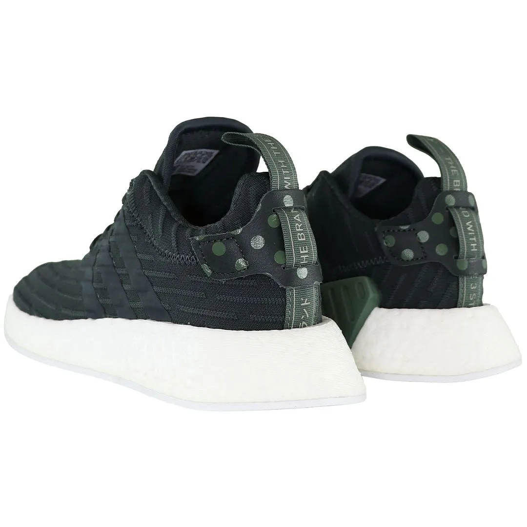 Adidas NMD_R2 Primeknit Womens Green Trainers Adidas Trail Shoe
