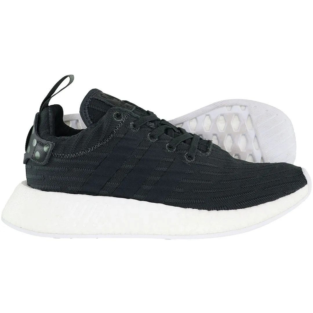 Adidas NMD_R2 Primeknit Womens Green Trainers Adidas 80s Shoes