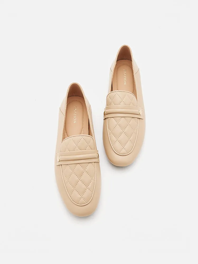 Alden Suede Loafers Sandra Quilted Loafers