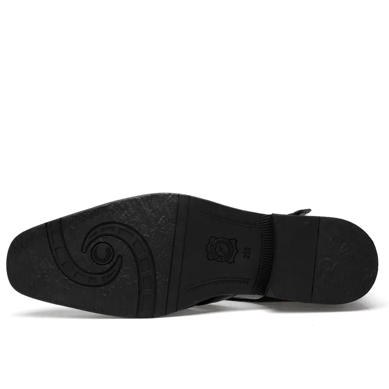 Project Cloud Sandals Italian Style Fashion Genuine Leather Sandals For Men Business Dress Sandals Handmade Leather Shoes