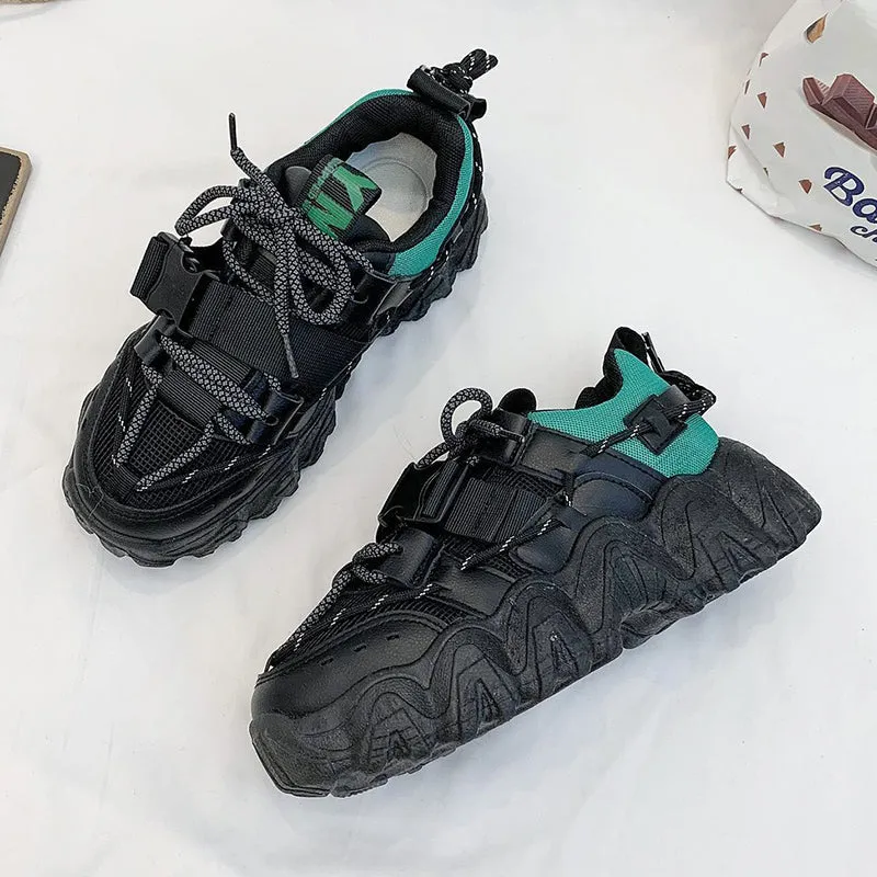 Flat Weight Training Shoes Women's Thick Sole Walking Shoes