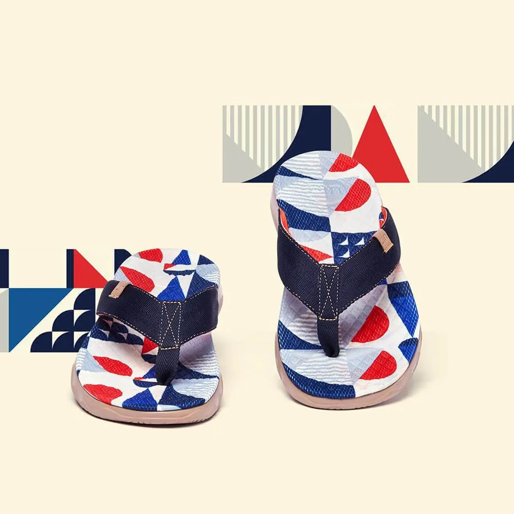 Wide Slip On Slippers Cube Love Women Majorca Flip Flops