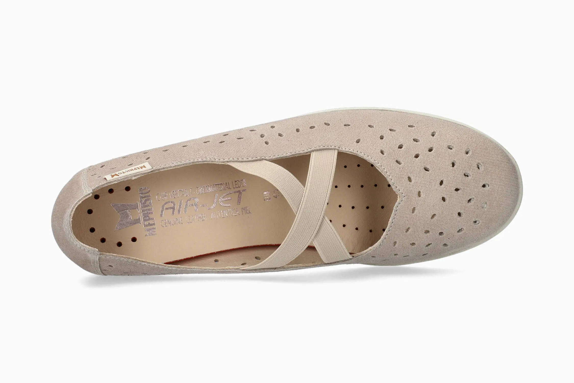 Karla Perf - Light Taupe Pony Slip On