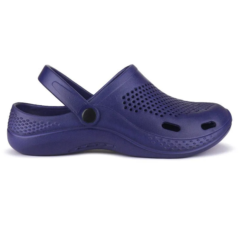 Customized Slides Bersache Extra Soft Classic Casual with  Regular wear with Ultra Soft & Flexibility Technology Clogs for Men's & Boy's 6071-Blue