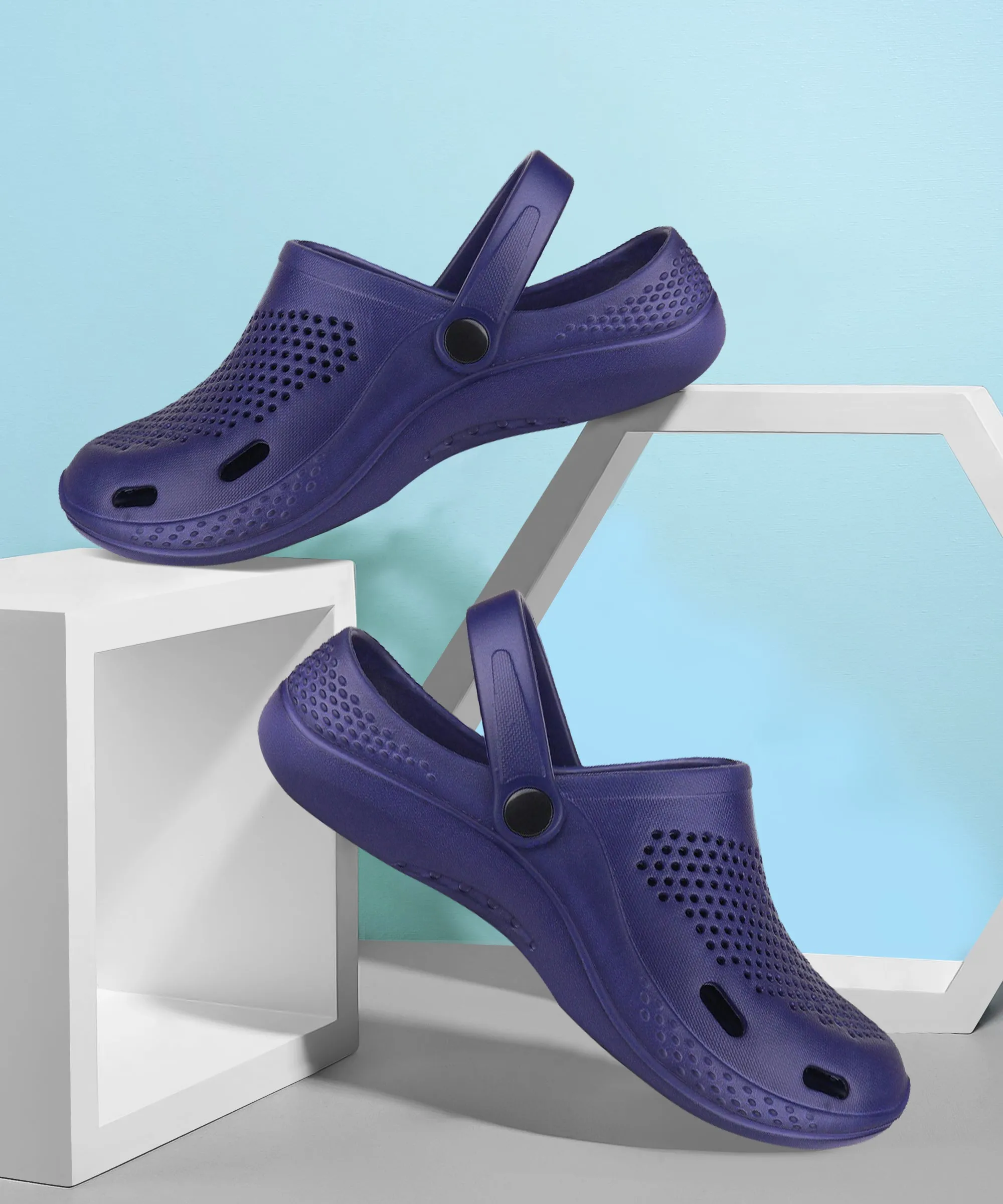 Recovery Slippers Bersache Extra Soft Classic Casual with  Regular wear with Ultra Soft & Flexibility Technology Clogs for Men's & Boy's 6071-Blue