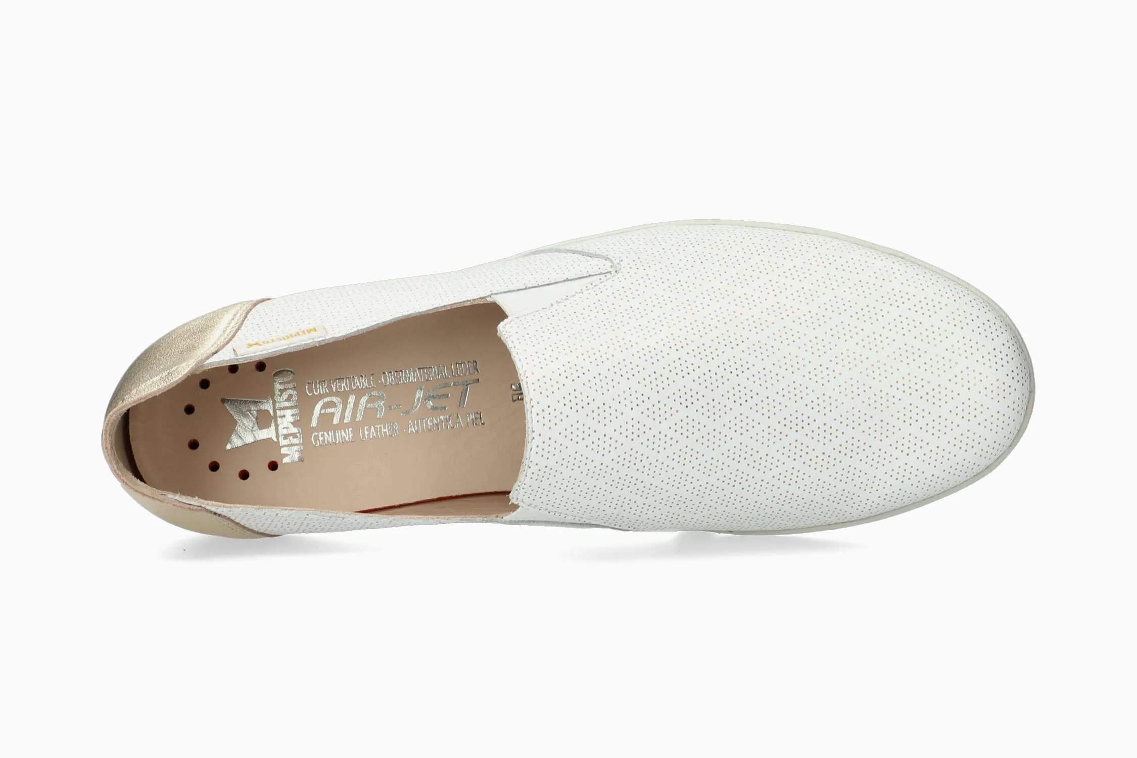 Korie - White Slip On Shoes Business Casual