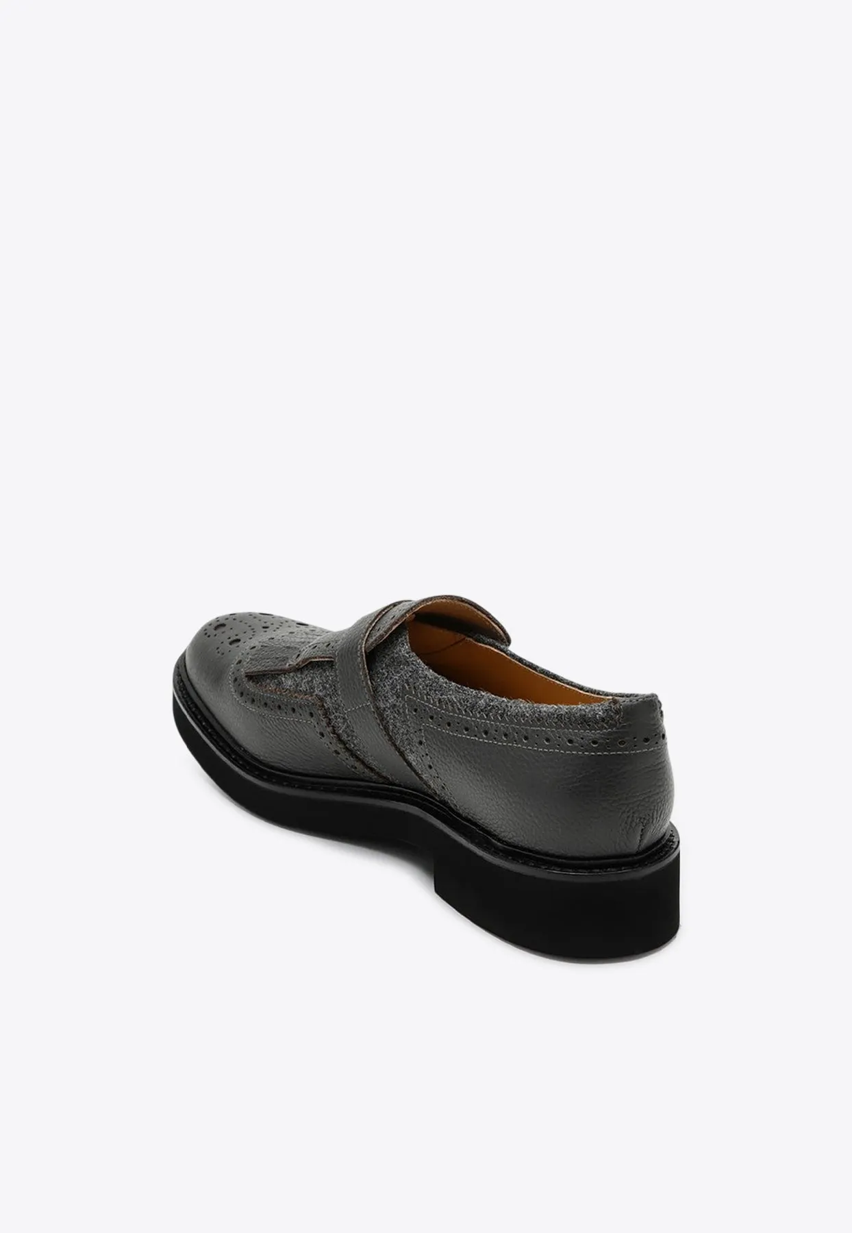 Timberland Loafers Leather Fringed Brogue Loafers