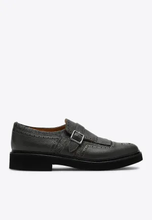 Tasselled Loafers Leather Fringed Brogue Loafers