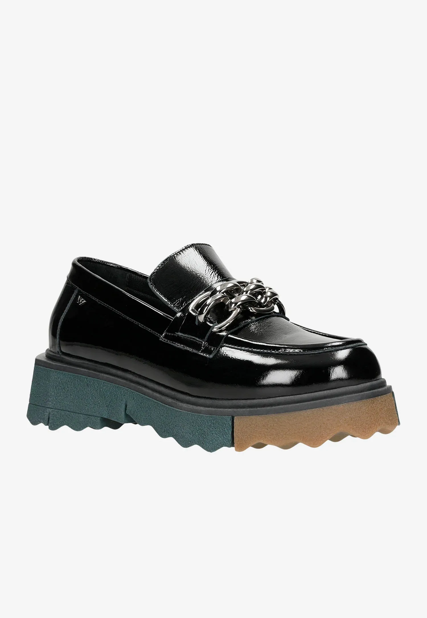 Wojas Black Leather Loafers with Two-color Soles | 4617631 Kings Of Oxford