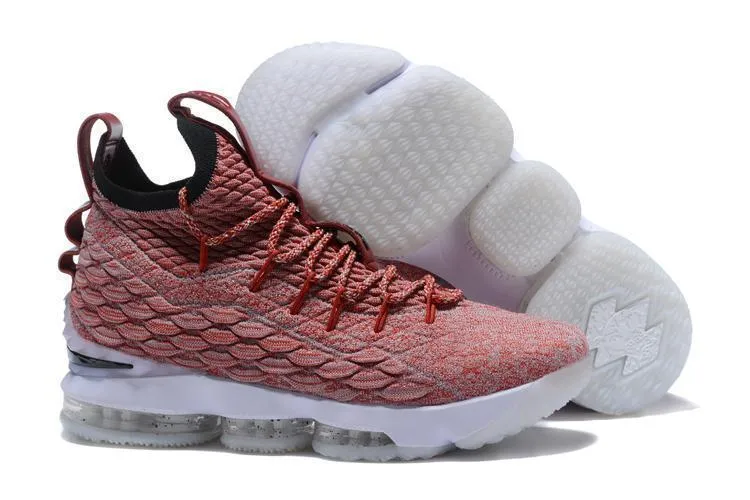 Nike Lebron XV 15 Wine Pink Men Shoes Sale Size US 7-12 Overpronation Shoes Asics