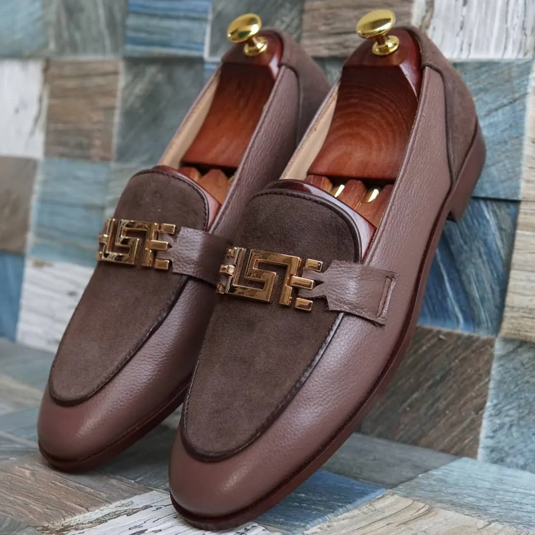 Fussbett Sabot Loafers Adler Shoe - AS 2780 ~Brown Sigma~