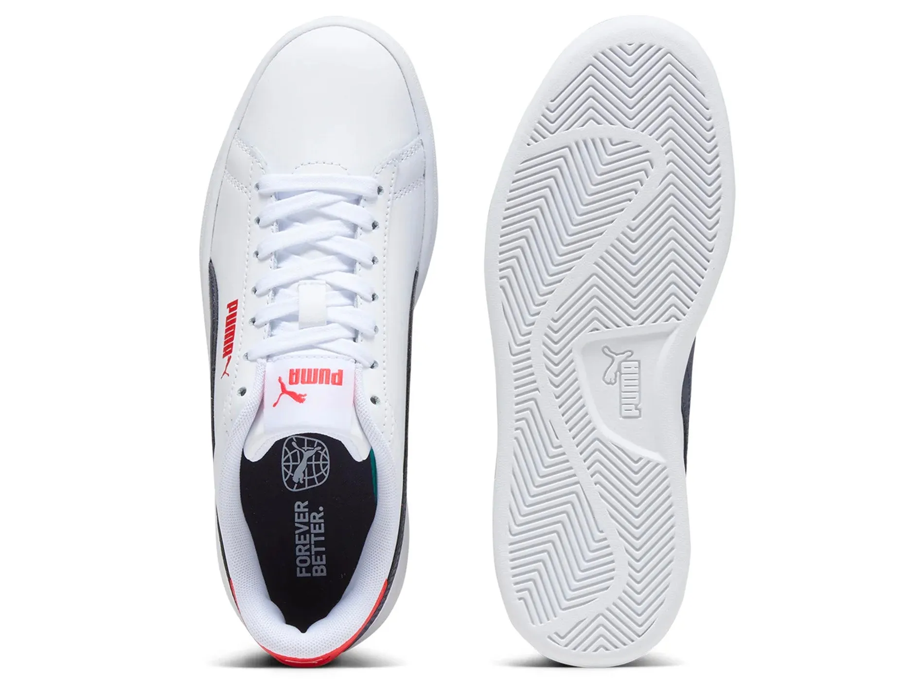 Pokemon Shoes Puma Gengar Puma Kids' Leather Smash 3.0 Casual Shoes <br> 392031 11