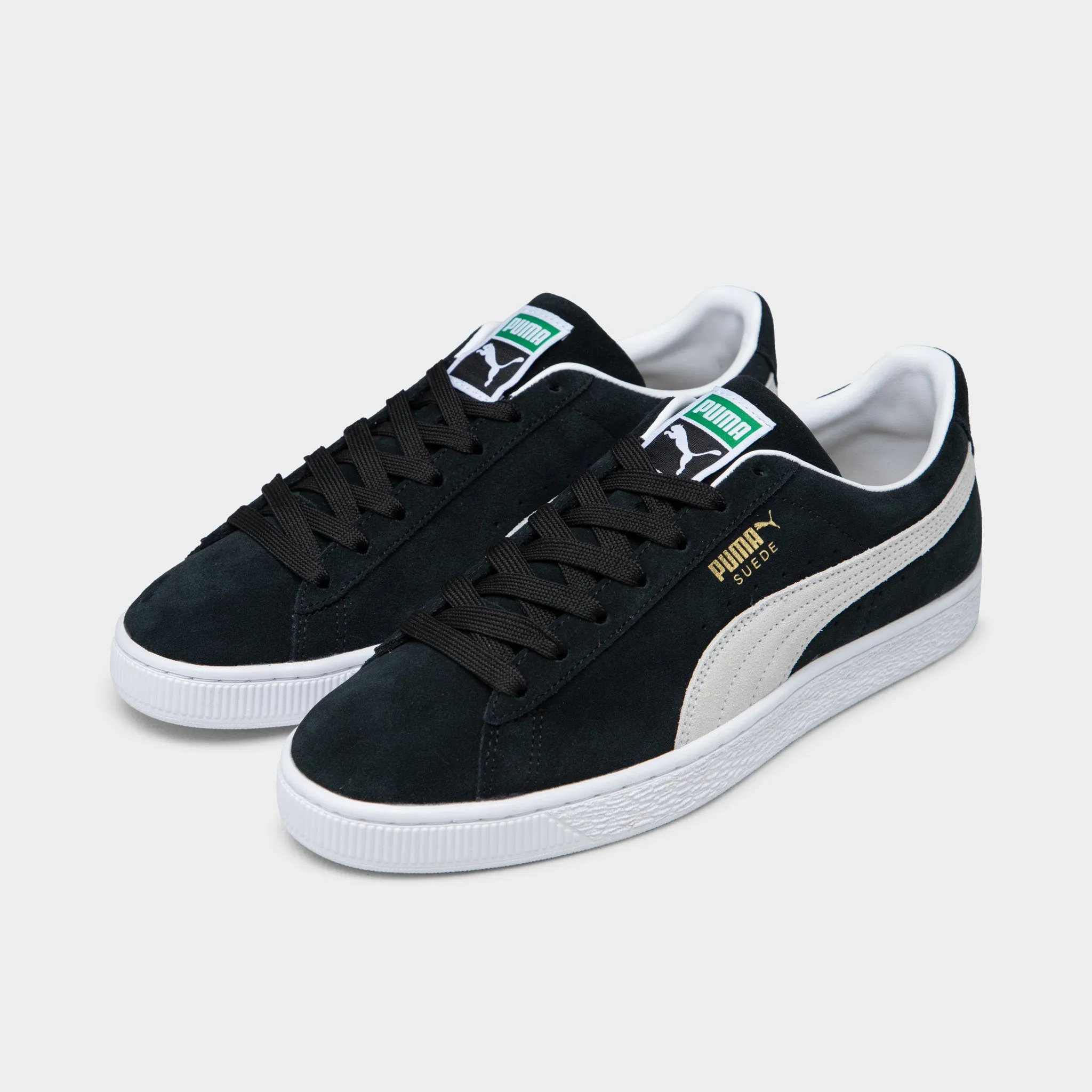 Puma Suede Classic XXI Black / White Shoes Soccer Puma